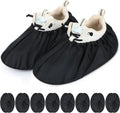 Frienda 8 Pairs Non Slip Reusable Shoe Covers Waterproof Boot Covers for Household Carpet Floor