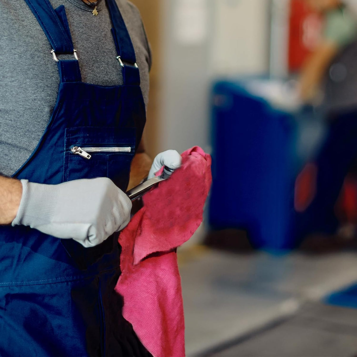 Premium Color Knit Cleaning Rags (2 lb. Bag - Pack of 12) – Shop Rags Bulk for Workshops