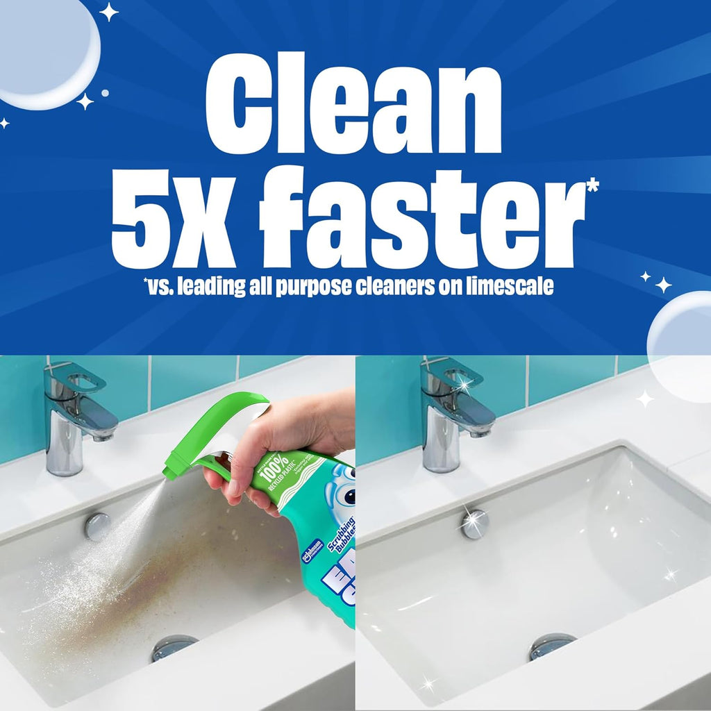 Scrubbing Bubbles Easy Clean Foaming Multipurpose Bathroom Cleaner Spray, Bottle Made from 100%