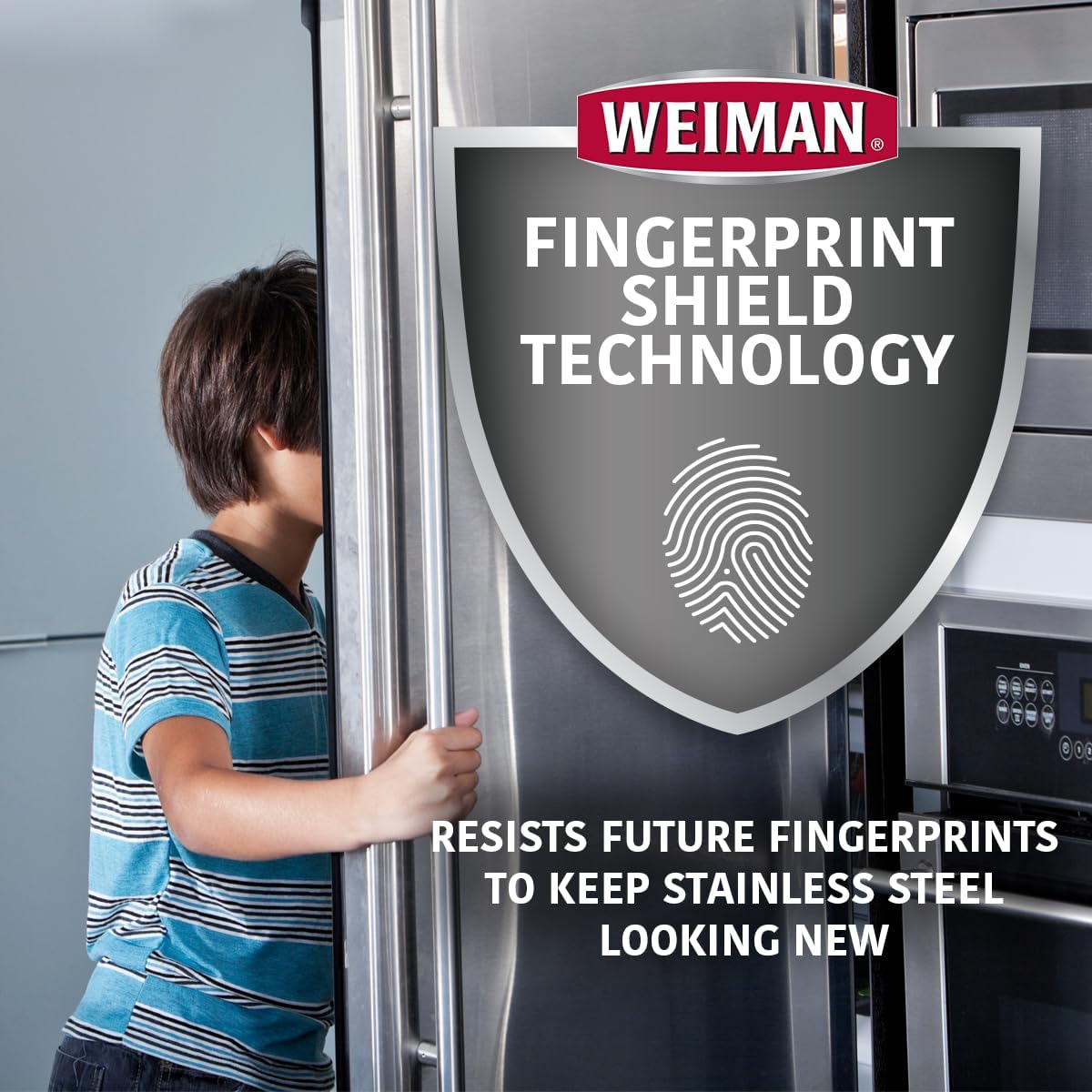 Weiman Stainless Steel Wipes (Large Microfiber Cloth) Removes Fingerprints Residue Water Marks and