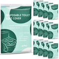 120 Pcs Disposable Flushable Paper Toilet Seat Covers Travel Supplies Essentials for Airplane