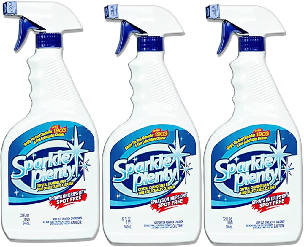 Sparkle Plenty Chandelier Cleaner Drip Dry Spray No Wipe - Dust Remover & Streak Free Glass Cleaner