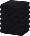 Homaxy 100% Cotton Waffle Weave Kitchen Dish Towels, Ultra Soft Absorbent Quick Drying Cleaning