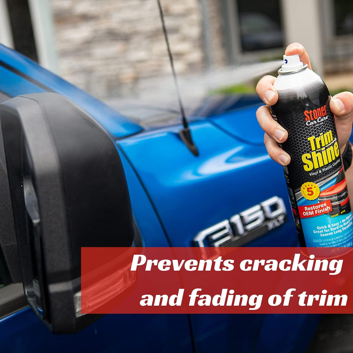 Stoner Car Care 91069 Trim Shine – Vinyl and Plastic Protectant for Interior and Exterior