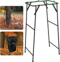 Foldable Trash Bag Holder Stand, Garden Garbage Bag Holder Frame Holds 30-55 Gallon Bags, Portable
