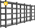 78" H 47.2" Wide 4 Piecees Garage Shelving,Thickened Heavy Duty Metal Shelving Adjustable