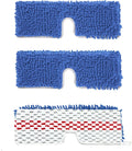 3 Pack Microfiber Mop Head Refills for O-Cedar Dual-Action Flip Mop, Reusable Chenille & Microfiber