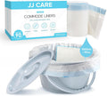 JJ CARE Bedside Commode Liners with Absorbent Pads - Pack of 90 Commode Poop Bags Liners 16"x21"