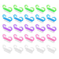 25 Pcs Handle Grip Nail Brush, Fingernail Scrub Cleaning Brushes for Nails and Toes, Hand & Foot