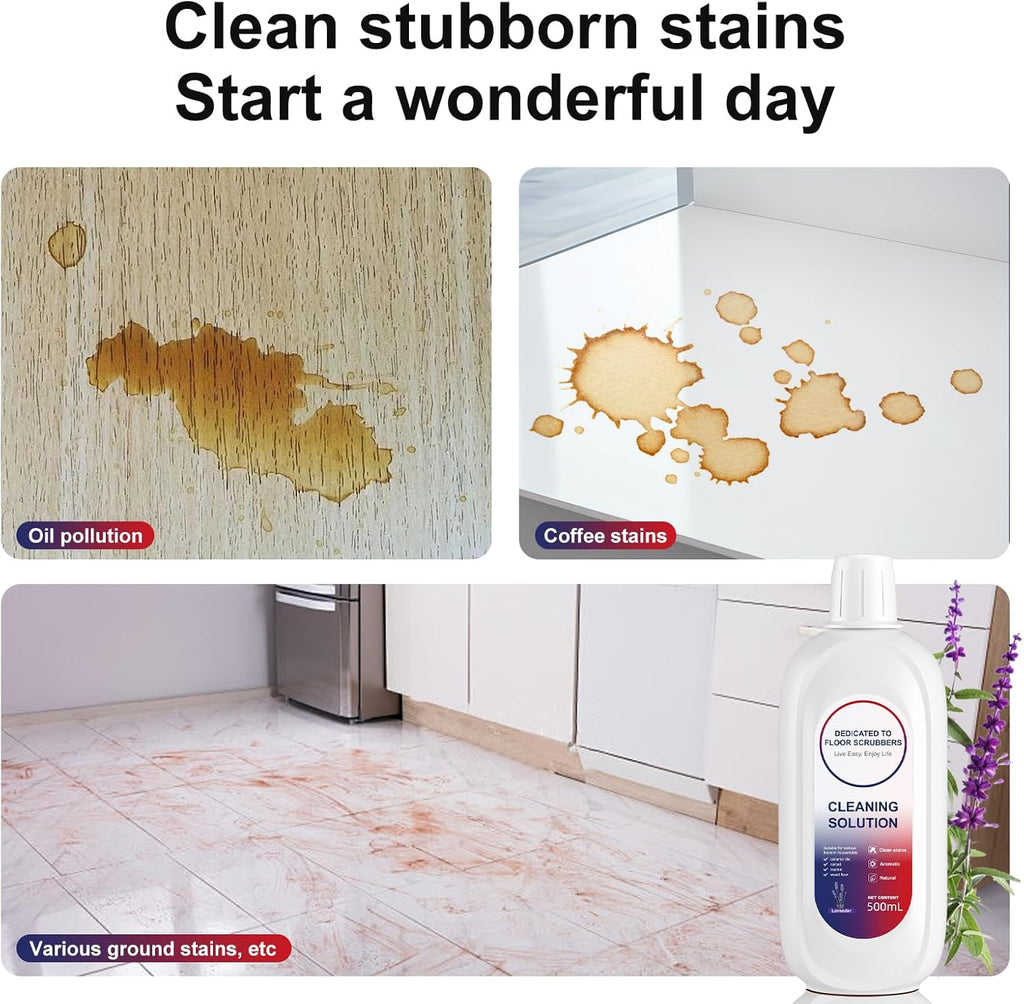 Floor Cleaning Solution 500ml Lavender Fragrance Cleaning Solution Refill Compatible With TINECO