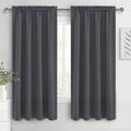 DWCN Blackout Curtains for Bedroom 63 Inch Length 2 Panels Set, Solid Thermal Insulated Energy