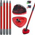 Mop Handle for Ocedar, Scrub Brush and Spin Mop Base Compatible with O Cedar EasyWring 1 Tank Spin