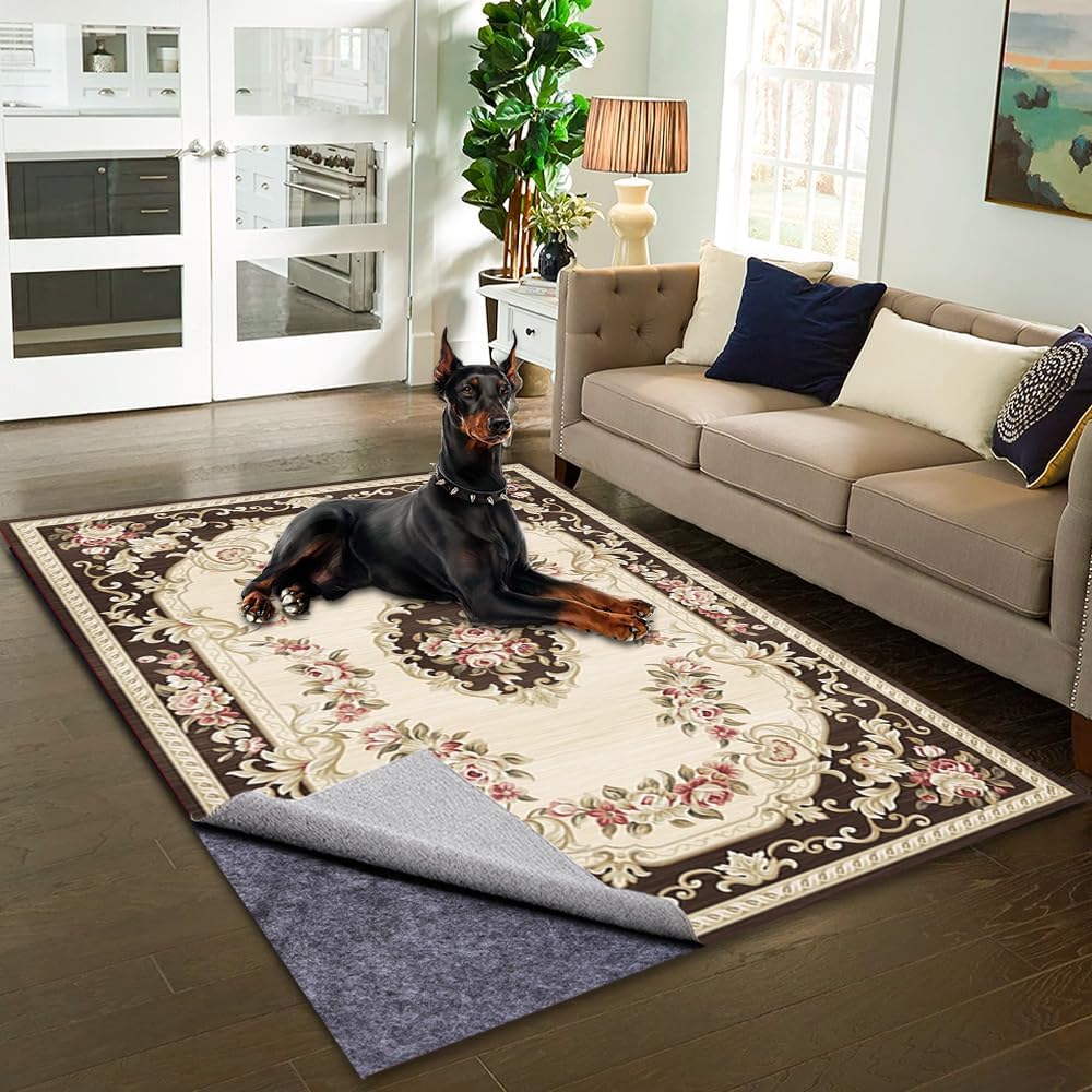 Waterproof Non-Slip 1/4” Extra Thick 9x12 ft Rug Pad for Large Area Rugs Durable Felt Floor