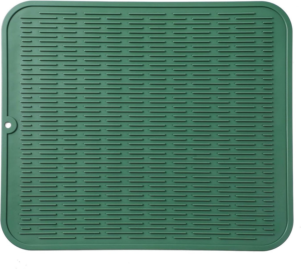 Silicone Dish Drying Mat for Multiple Usage,Easy clean,Eco-friendly,Heat-resistant Silicone Mat for