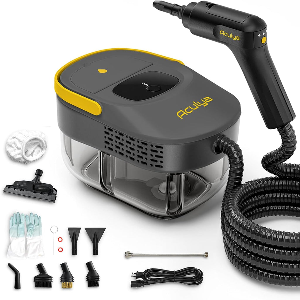 1.69 Quarts Handheld Steam Cleaner for Home Cleaning Portable Steam Cleaner for Car, Carpet