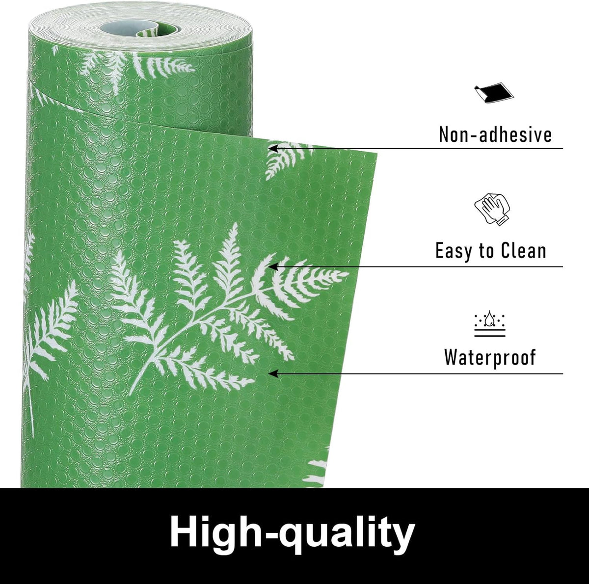 CooyesFridge Liners Shelf Liner for Kitchen Cabinets Refrigerator Liners Waterproof & Oil-Proof