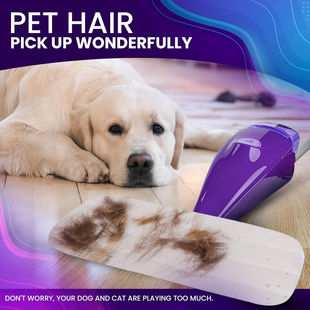 6pcs of Universal 11-inch Velcro Type Reusable Floor Mop Pads Compatible with Swiffer Wet Jet