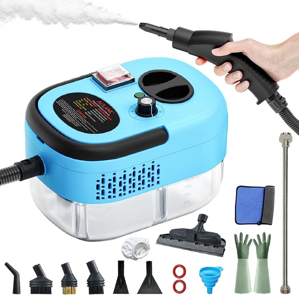 2500W Handheld Steam Cleaner,Portable Car Steamer For Auto Detailing,High-Temperature and Pressure