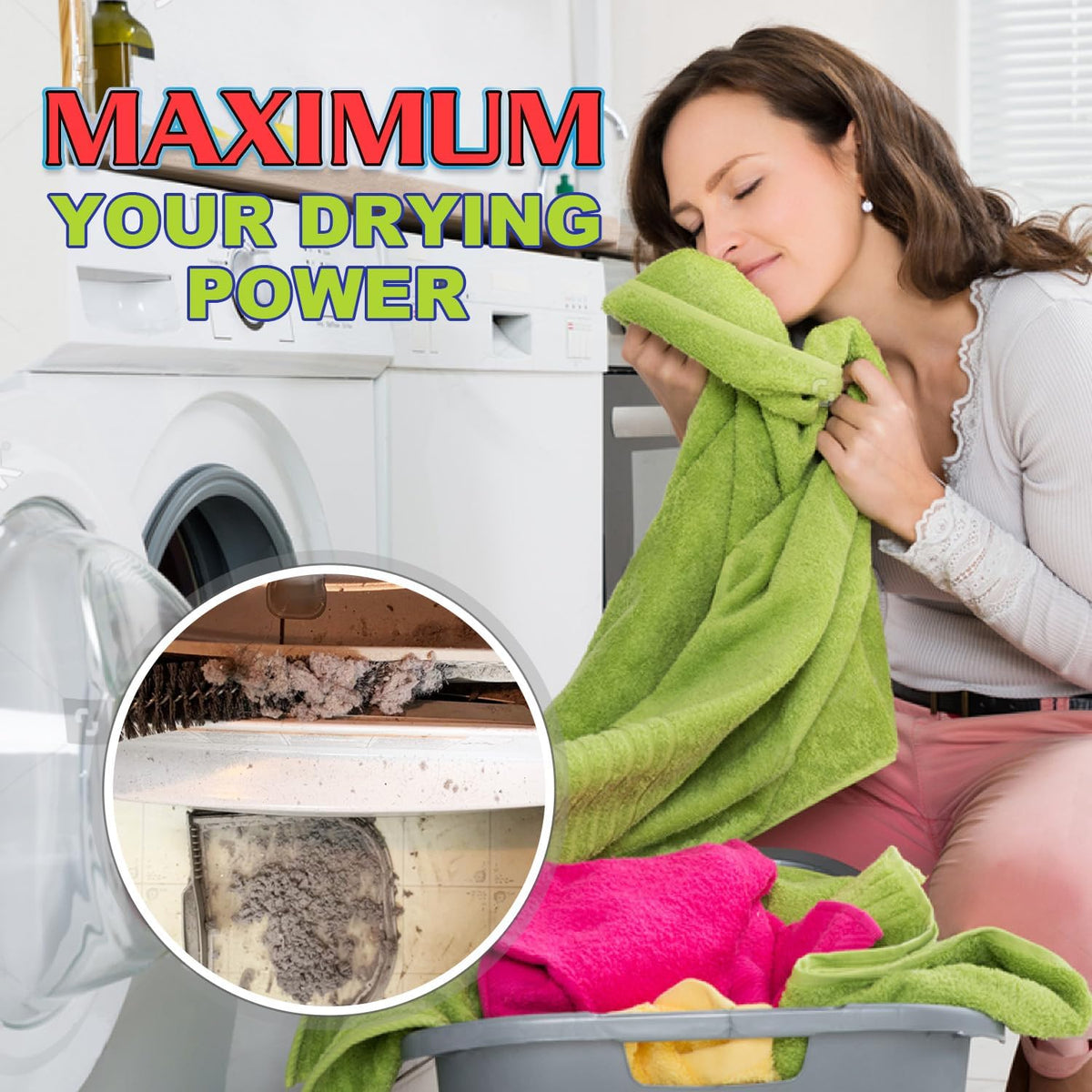 Sealegend Dryer Vent Cleaner Kit Dryer Lint Vacuum Attachment Lint Remover,Dryer Vent Vacuum Hose