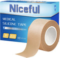 4 Rolls Medical Tape 1" x 4 Yard - Silicone Tape for Wound Care, Secures Dressings and Gauze, Easy