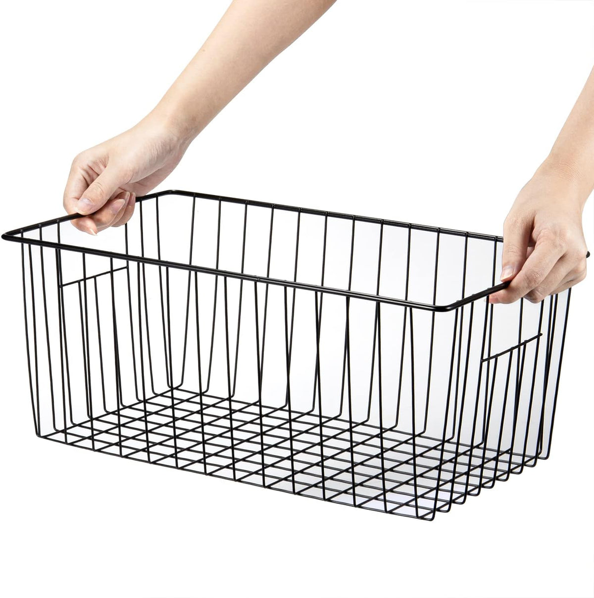 16inch Upright Freezer Organizer Baskets for 13-14,16-21 cu.ft Standup Freezer, Settle freezer