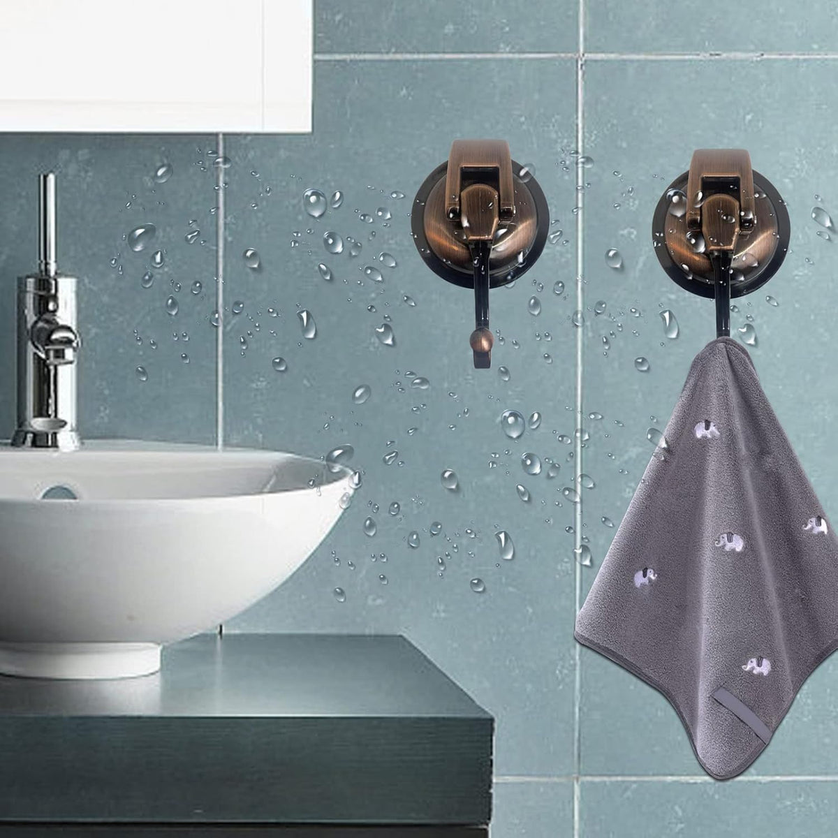 Suction Cup Hooks Heavy Duty Vacuum Suction Shower Hooks Glass Suction Cup Hooks Bathroom Robe
