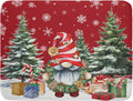 Christmas Dish Drying Mat for Kitchen Counter, Merry Christmas Dish Drying Mat 18 x 24 Inch Xmas