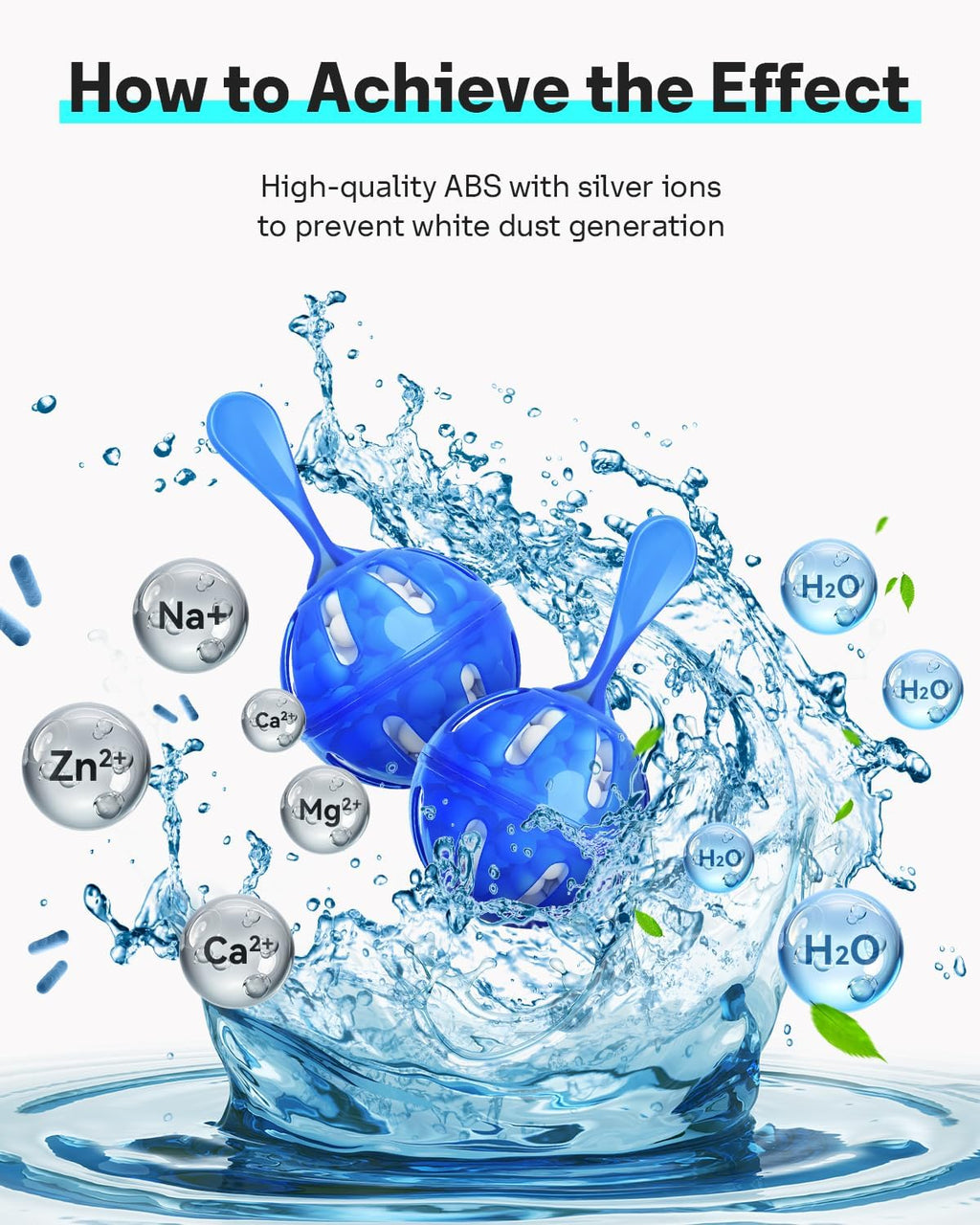 Leemone Humidifier Cleaner 6 Pack, Demineralization Cleaning Ball, Works in All humidifiers and