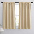 RYB HOME Room Darkening Curtains Small Window Treatment Blackout Draperies Decorate Window for