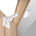 Upgraded Invisible Baby Proofing Cabinet Latch Locks (10 Pack) - No Drilling or Tools Required for