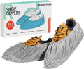 Shoe Covers Disposable 60 Pack, Non-Woven Booties for Shoes Covers,Durable Non Slip Shoe Protectors