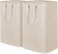 Lifewit 2 Pack Laundry Hamper Large Collapsible Laundry Baskets, Freestanding Waterproof Clothes