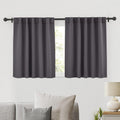 RYB HOME Bathroom Curtains Blackout - Thermal Insulating Privacy Small Window Curtains Short for