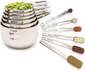 Simply Gourmet Measuring Cups and Spoons Set of 12 – Stainless Steel Kitchen Gadgets – Stackable