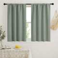 RYB HOME Blackout Curtains for Small Window - Thermal Insulated Privacy Curtains Shades for Kitchen