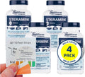 4 Bottles Steramine Sanitizer Tablets - 15x QT-10 Test Strip - Multi Purpose Sanitizing Tablets for