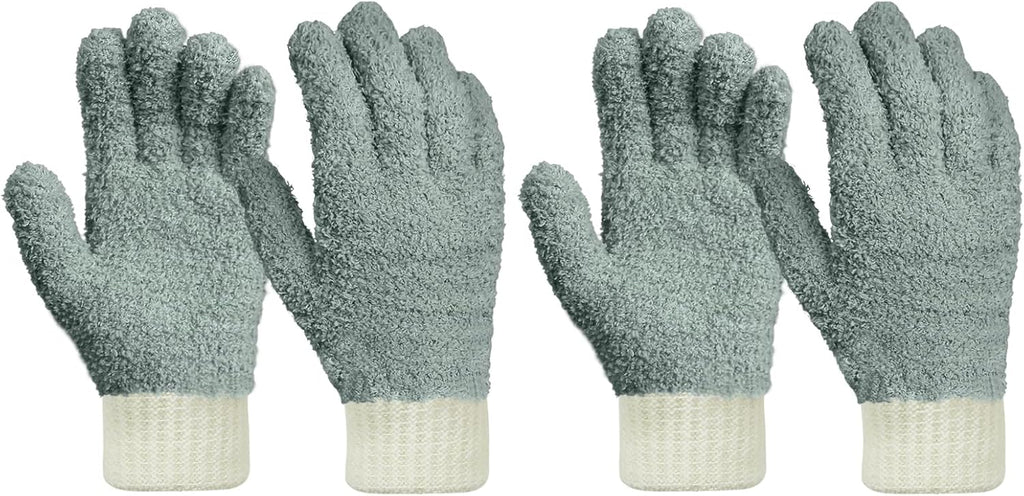 MIG4U Microfiber Dusting Gloves House Cleaning Glove for Blinds, Windows, Shutters, Furniture, and