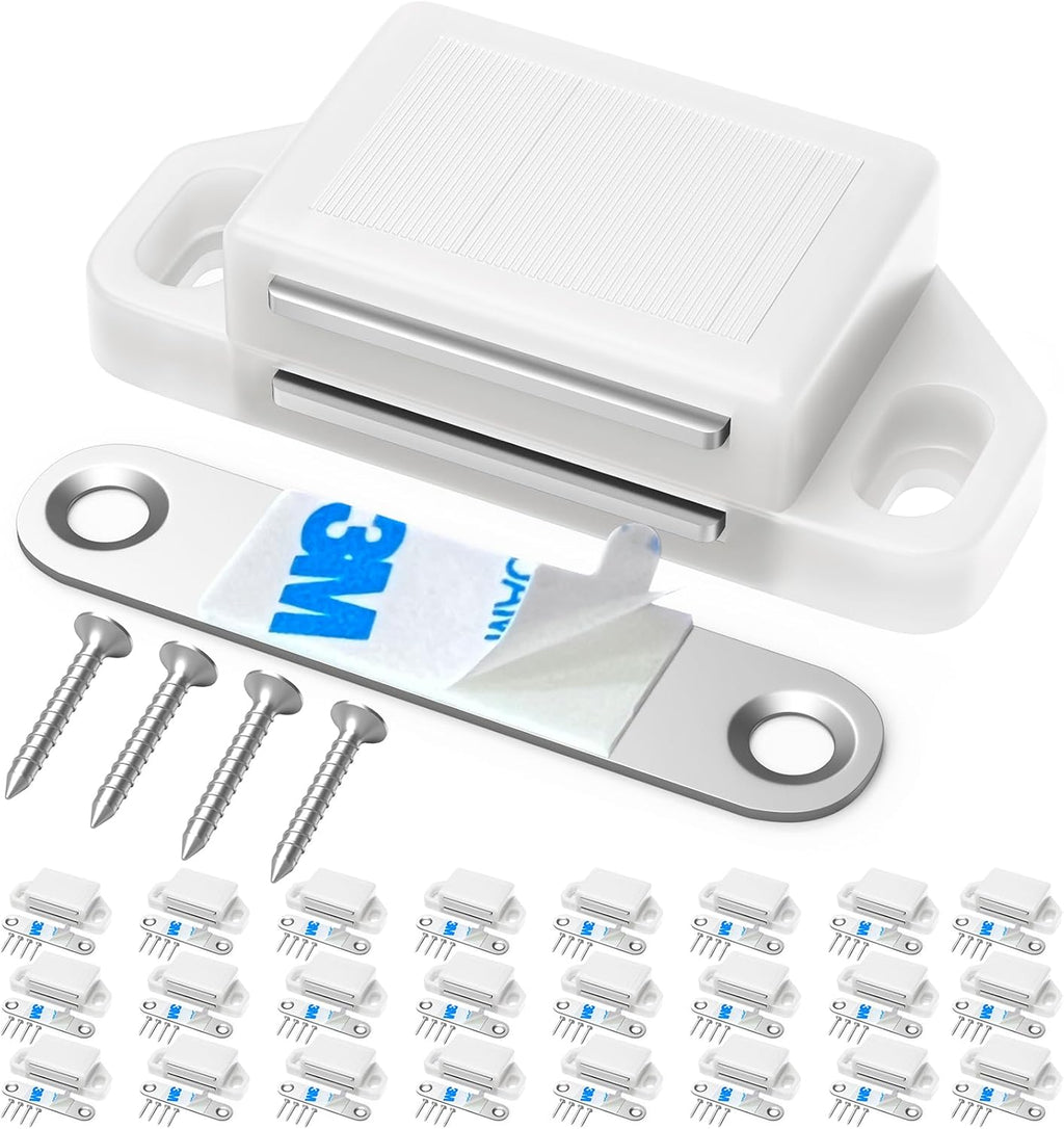 Cabinet Magnetic Catch Door Latch 30LB for Kitchen Drawer Magnets to Stay Closed Magnetic Catch