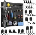 DoCred Slatwall Paneling Organizer, 4x4 FT PVC Garage Slat Wall Storage Systems, Heavy Duty Mounted