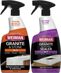 Weiman Complete Countertop Clean & Protect Kit - For Granite, Marble, Quartz & Stone - Granite &