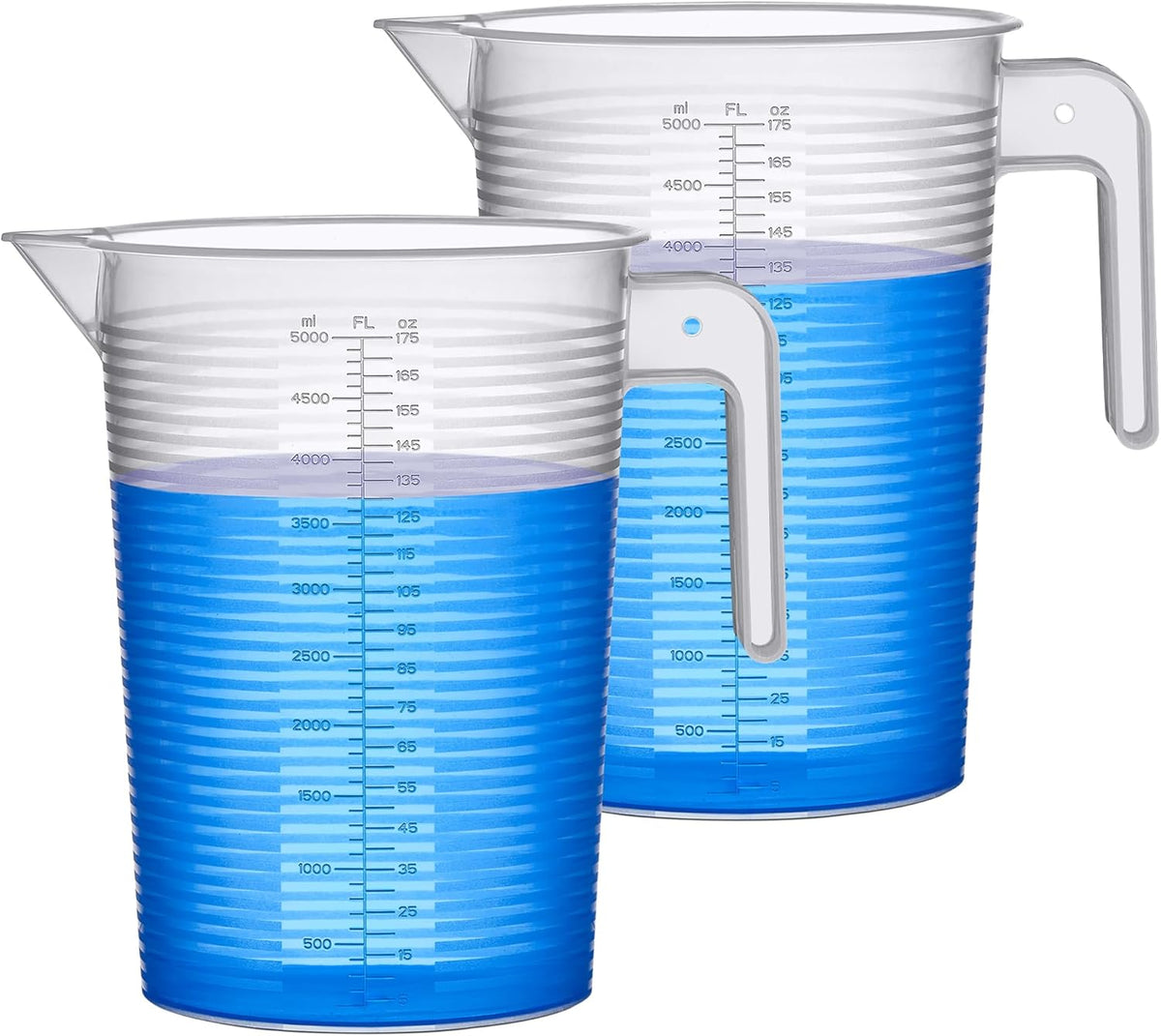 Amazing Abby - Michelle - 128-Ounce (1-Gallon, 4-Quart) Unbreakable Plastic Measuring Pitcher
