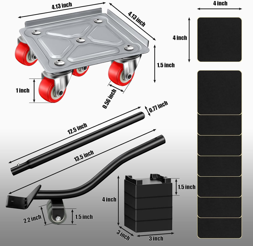 Furniture Dolly Furniture Sliders Furniture Movers with 5 Wheels Appliance Rollers Furniture Moving