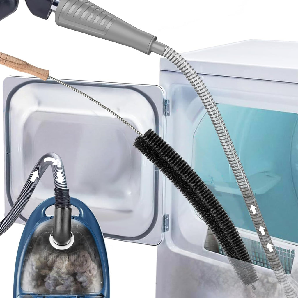 Sealegend Dryer Vent Cleaner Kit Dryer Lint Vacuum Attachment Lint Remover,Dryer Vent Vacuum Hose