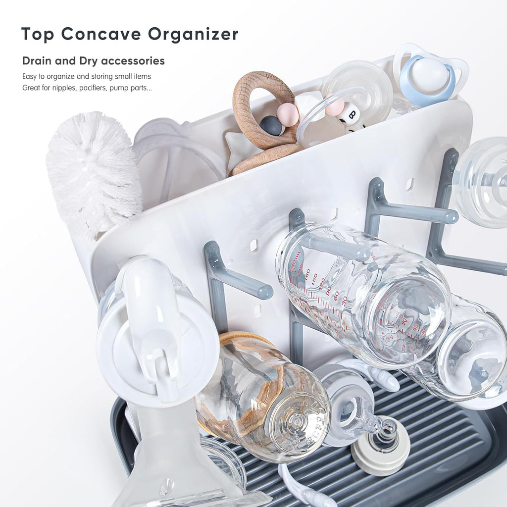 Termichy Baby Bottle Drying Rack: Large Vertical Bottle Dryer Rack Holder - Space Saving Standing