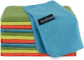 KinHwa Kitchen Washcloths for Dishes Absorbent Microfiber Dish Cloths Quick Dry Dish Rags with Poly