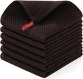 Homaxy 100% Cotton Waffle Weave Kitchen Dish Cloths, Ultra Soft Absorbent Quick Drying Dish Towels
