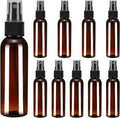 uxcell 10 Pack Spray Bottles, 2Oz/60ML Reusable Clear Empty Mist Plastic Mini Travel Bottle