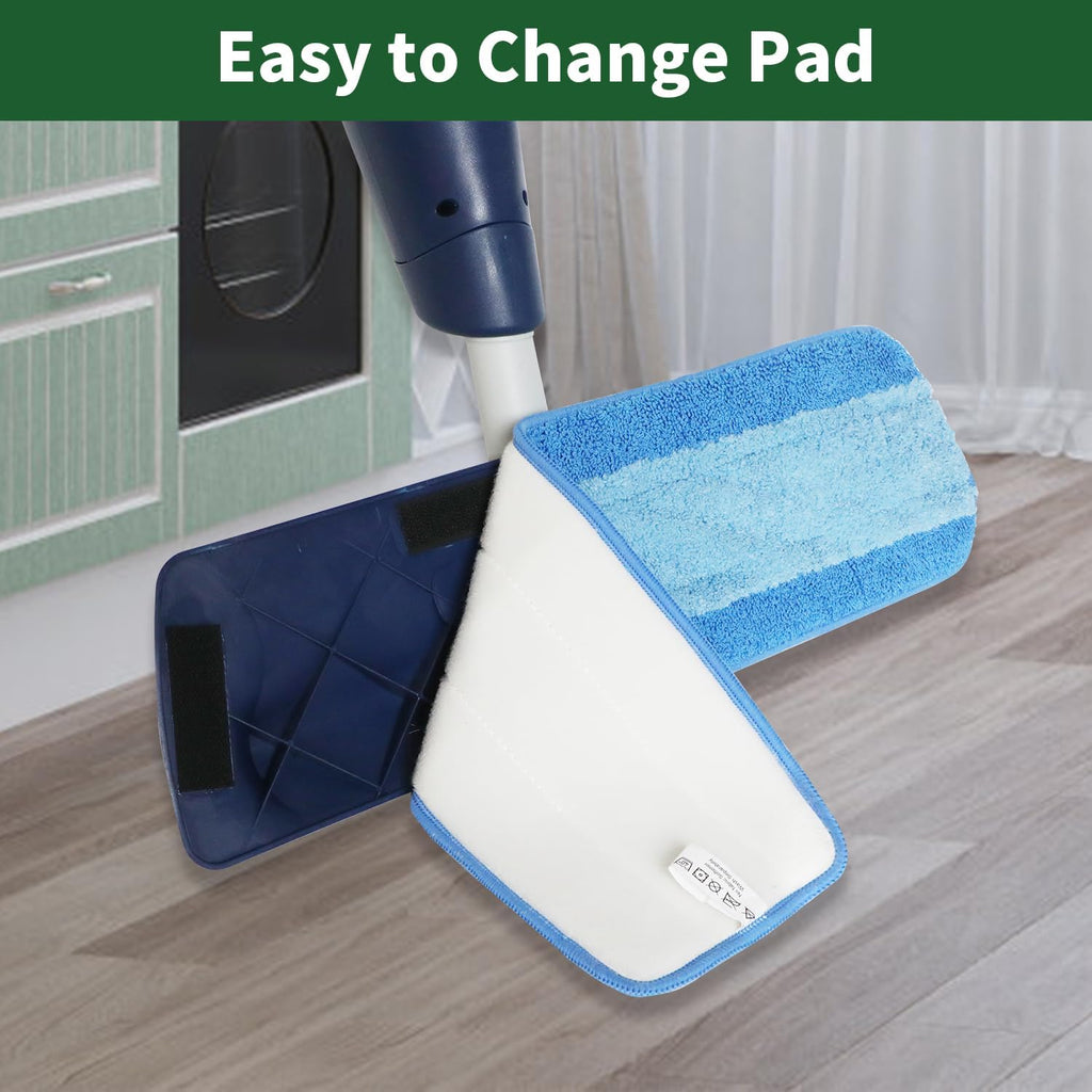 20 Pack Microfiber Cleaning Pads for Bona Mop, Reusable Microfiber Mop Pads for 18 Inch Mop