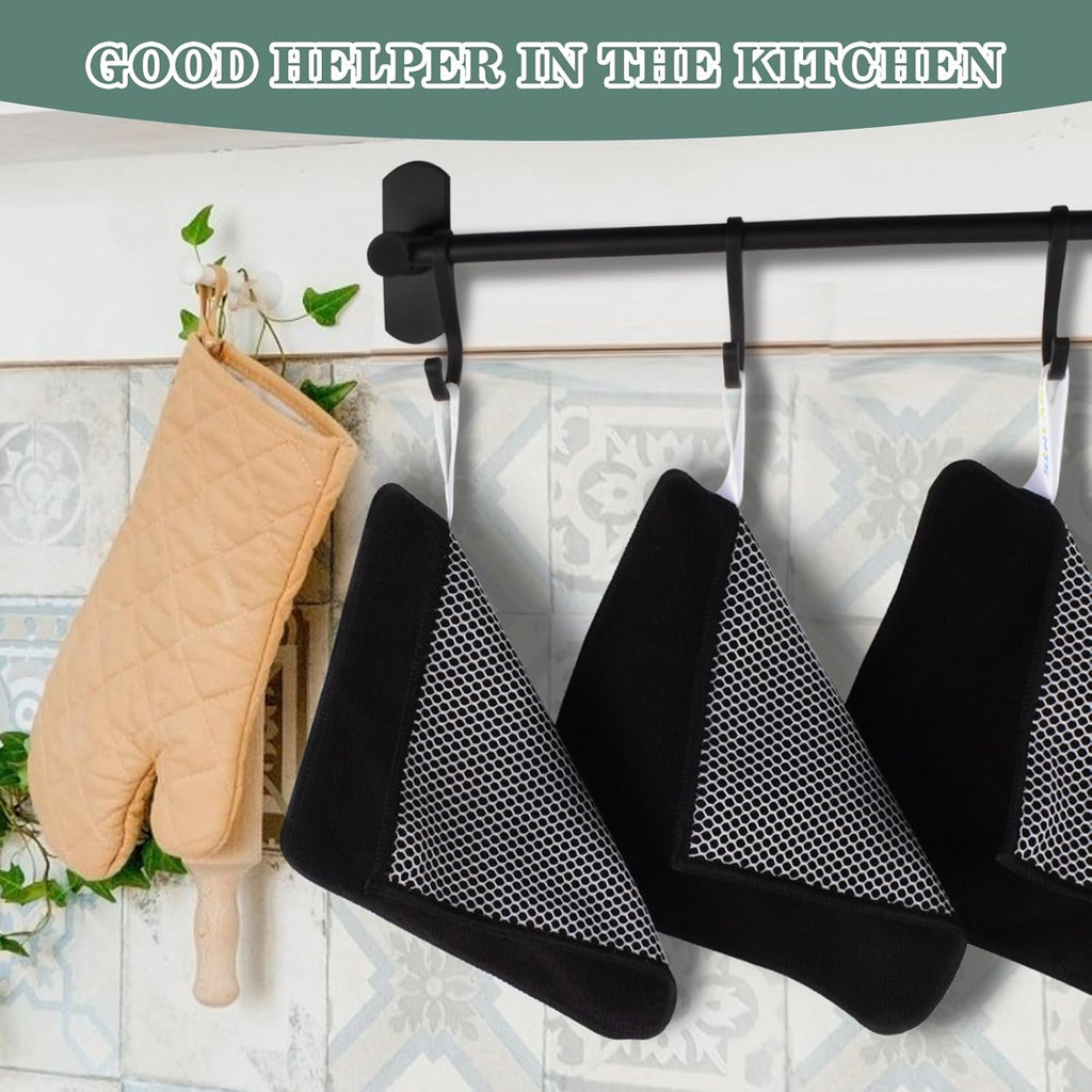 SINLAND Microfiber Dish Cloth for Washing Dishes Dish Washing Rags Best Kitchen Washcloth Cleaning