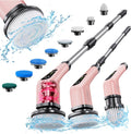 Leebein Electric Spin Scrubber, Cordless Powerful Scrub Brush for Cleaning Bathroom, Kitchen